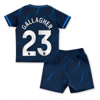 Chelsea Conor Gallagher #23 Udebane Trøje Børn 2023-24 Kortærmet (+ Korte bukser)